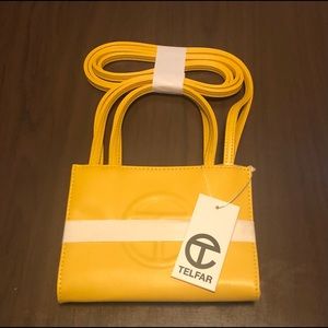 Telfar Small Yellow Shopper